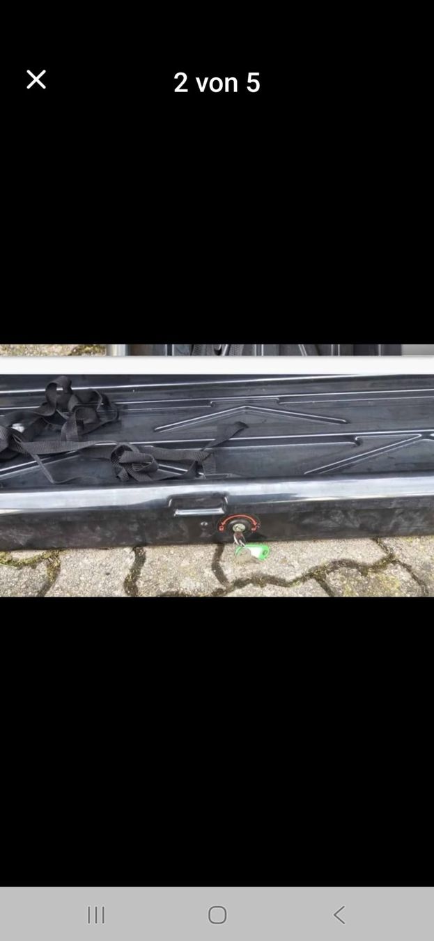 Box da tetto: Jetbag Apollo 500 Dachbox, 500 Liter, – Usato da Zeiningen venduto da Paule1973 2