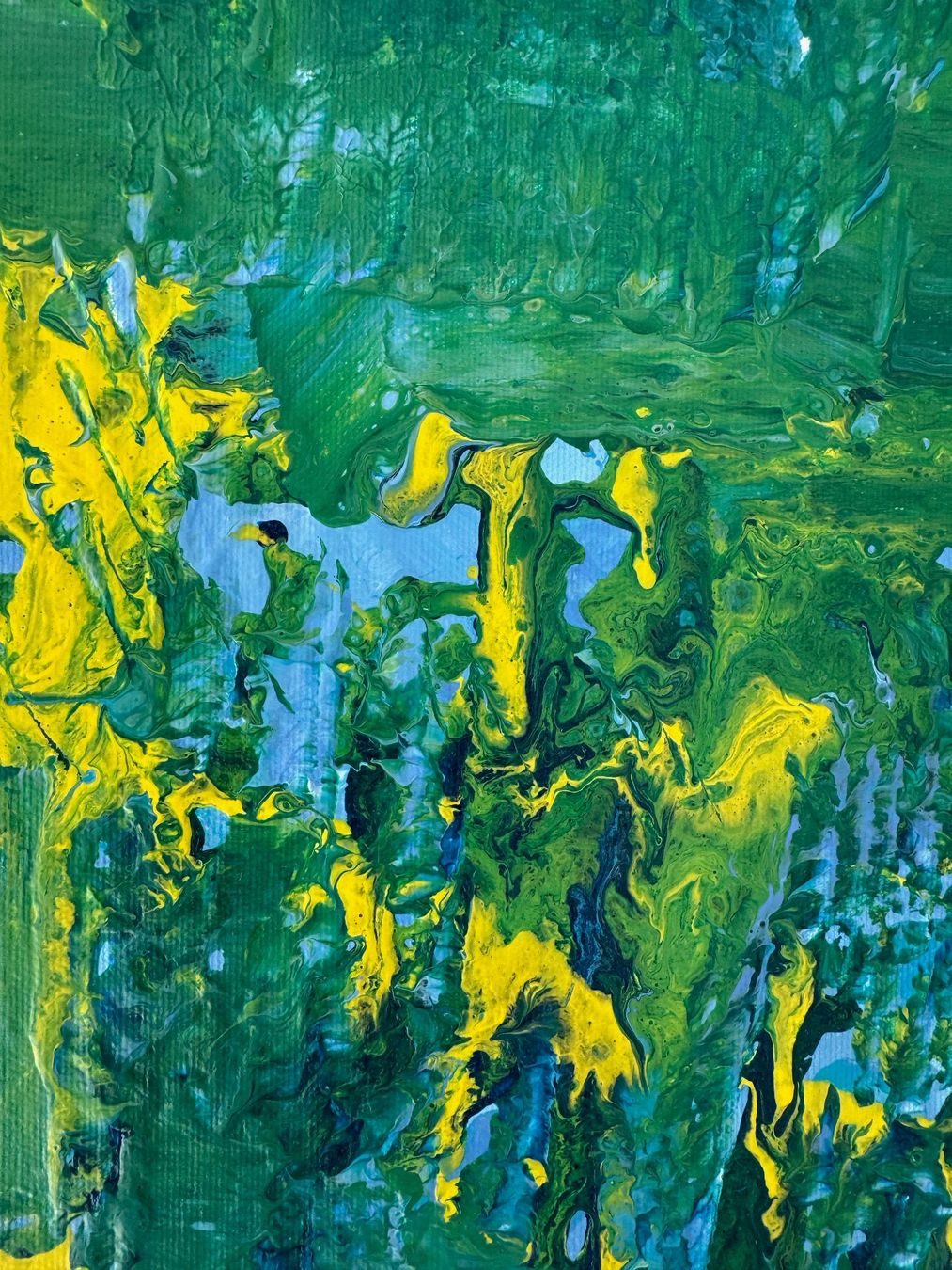 Dipinti: Ölbild 60 x 60 cm "Das grüne Wunder" – Usato da Kirchdorf AG venduto da coco123 4
