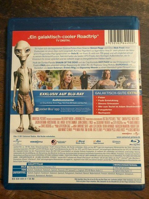 Tutti i DVDs: PAUL EIN ALIEN AUF DER FLUCHT – Nuovo (secondo la descrizione) da Wollerau venduto da NERO7000 1