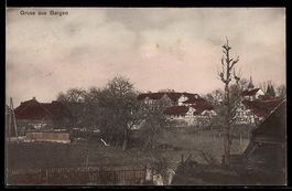 AK Bargen, Ortsansicht mit Kirche