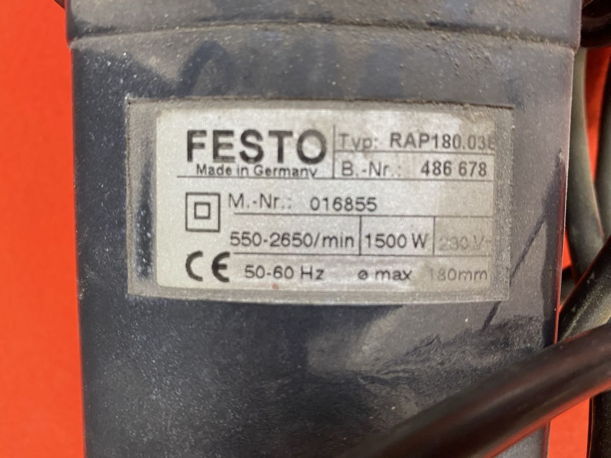 Tutti gli attrezzi: Festool Rotationspoliermaschine – Usato da Hägglingen venduto da Karin0802 5