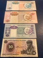 4 Banknoten Angola