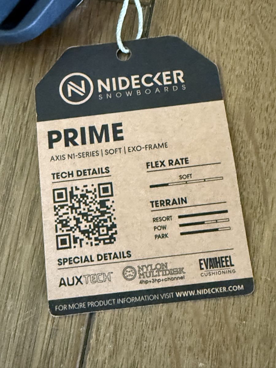 Nidecker Attacchi: Nidecker Prime Snowboard Bindung -  neu! – Nuovo (secondo la descrizione) da Uitikon-Waldegg venduto da Rps 2