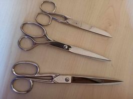 3 verschiedene Scheren