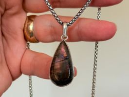 Labradorite necklace