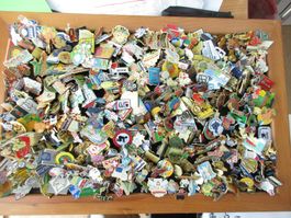 Über 350 Pin aus Sammlung / Alle Sparten / Mit Verschlüssen