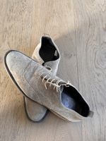 Burberry Men's Beige Suede Oxford Brogues Wildleder