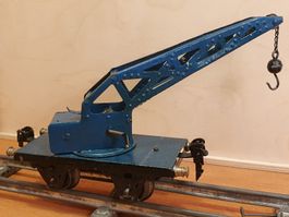 Antiker Märklin Kranwagen 1974 in Spur 0