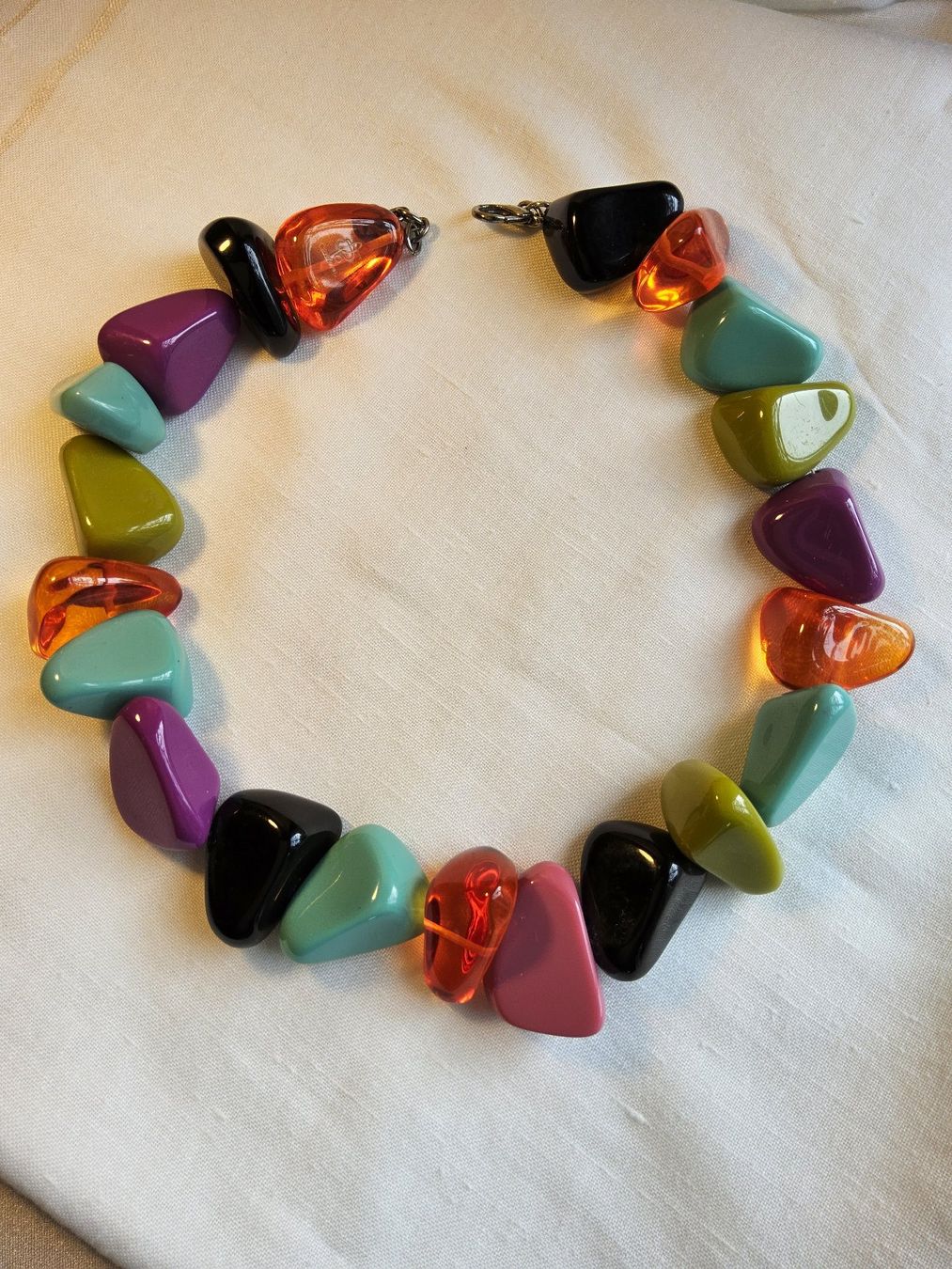 Catenine: Originale SOBRAL, Designer Schmuck 60er, Harz,Kette – Usato da Zürich venduto da helsan