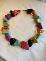 Originale SOBRAL, Designer Schmuck 60er, Harz,Kette