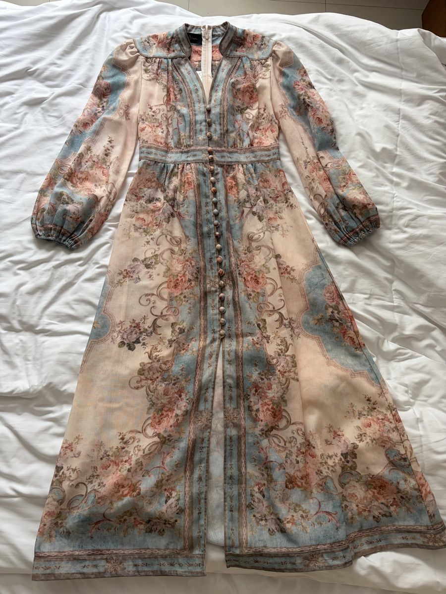 Vestiti: Linen Blend Midi Dress – Nuovo (secondo la descrizione) da St.Josefen venduto da lop_lh8d 3