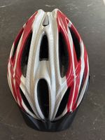 Velohelm Crosswave rot weiss, ca. 50–56 cm, guter Zustand