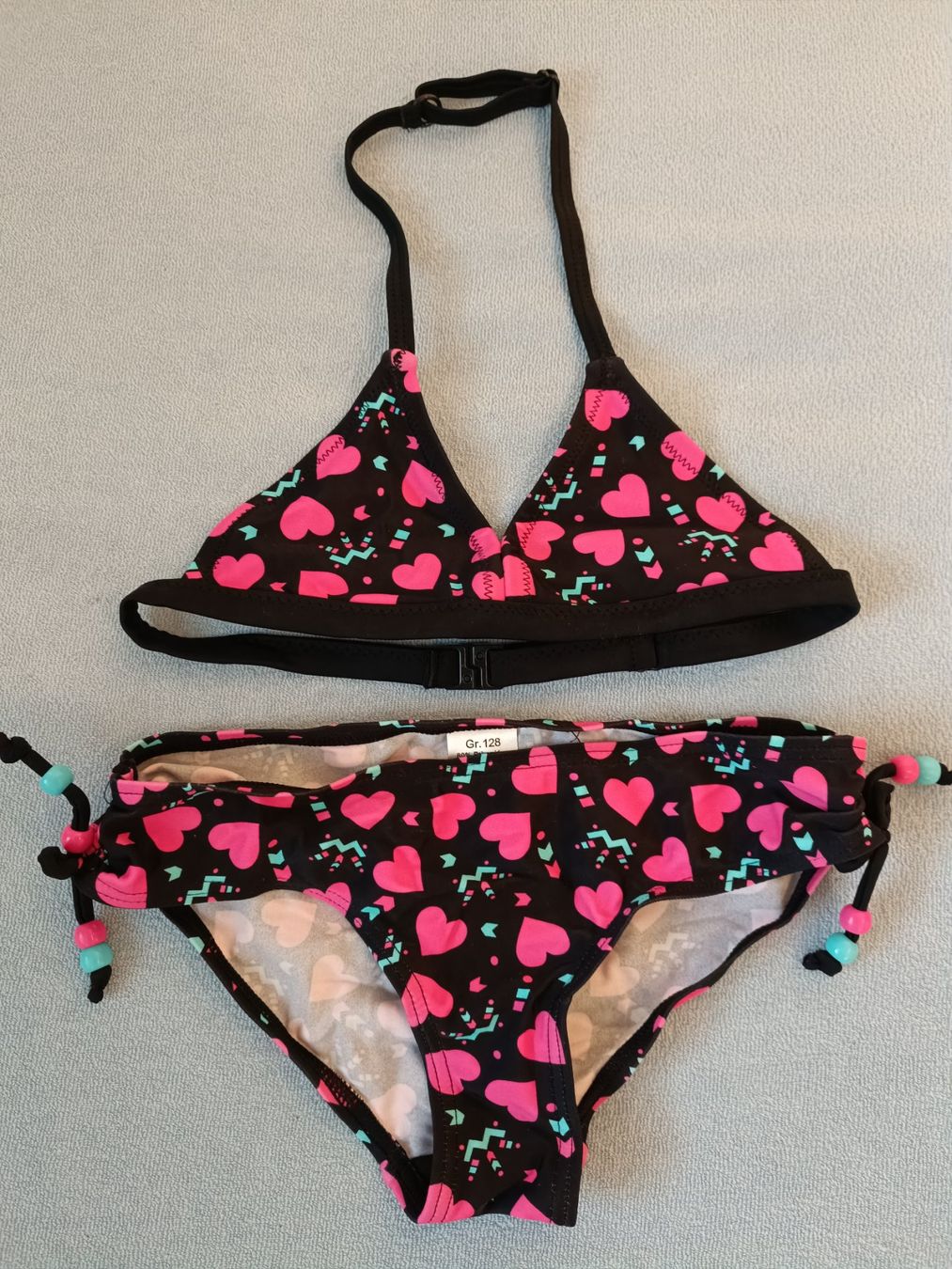 Costumi da bagno & Bikini: Neues Bikini 128, Herzchen – Nuovo (secondo la descrizione) da Wohlen AG venduto da Fabe3