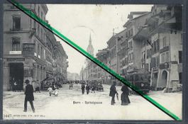 Bern. Spitalgasse. Trambahn.