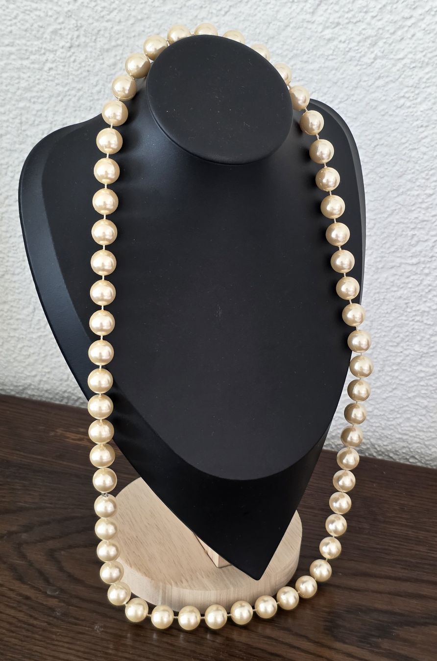 Catenine: Vintage Perlenkette cremefarben – Usato da Rheinsulz venduto da Gilea 2