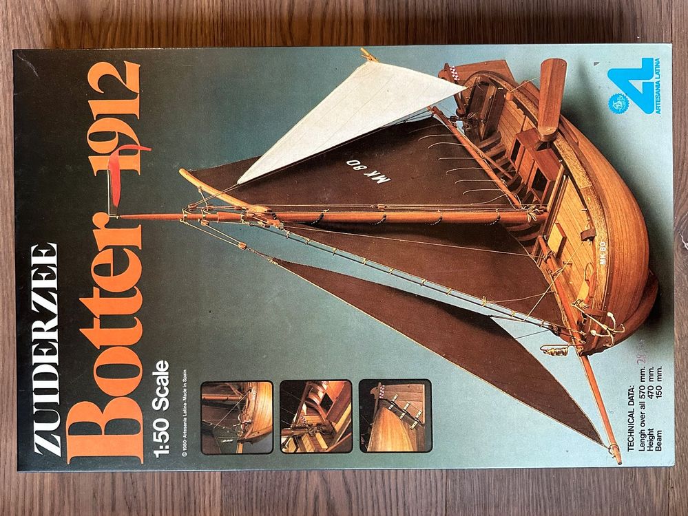 Modellschiff Botter 1912, 1/50 Massstab | Kaufen auf Ricardo