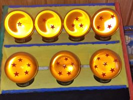 Alle 7 Dragonballs von Abystyle mit Verpackung
