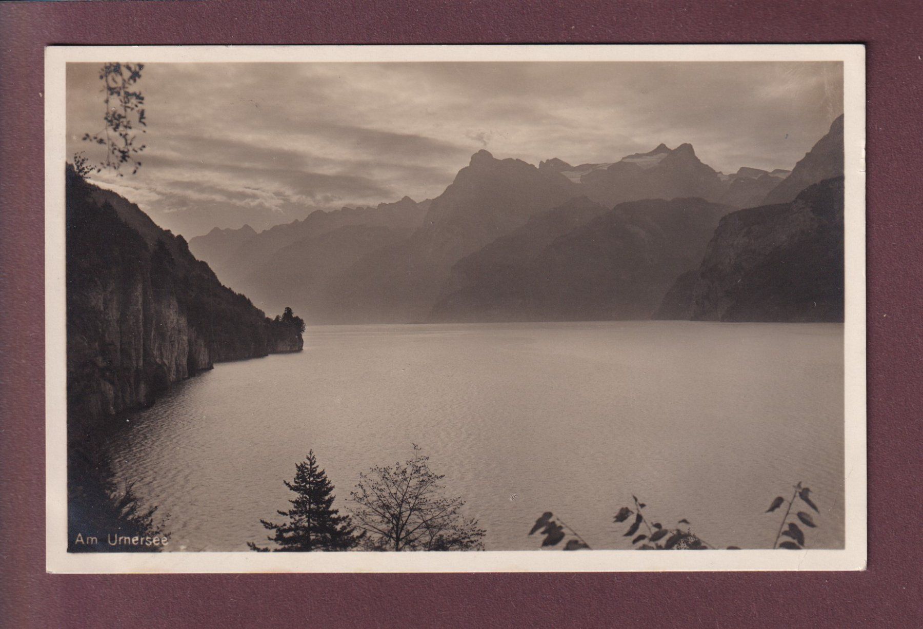 Ansichtskarten: Am URNERSEE - 1931 – Gebraucht aus Pully von nicecards