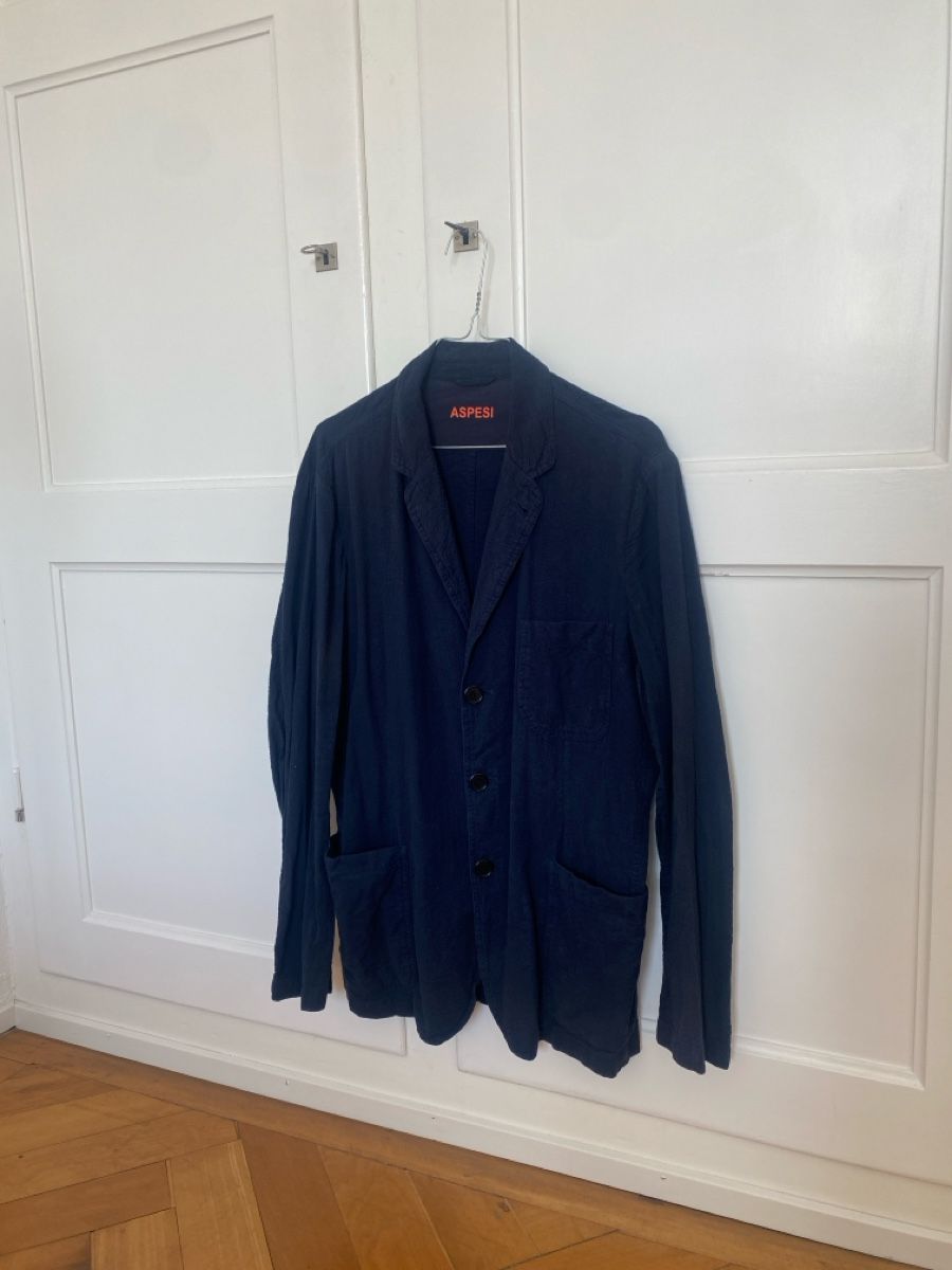 Aspesi Giacche: Aspesi Hemdjacke dunkelblau Größe L – Usato da Zürich venduto da leo_wxt7