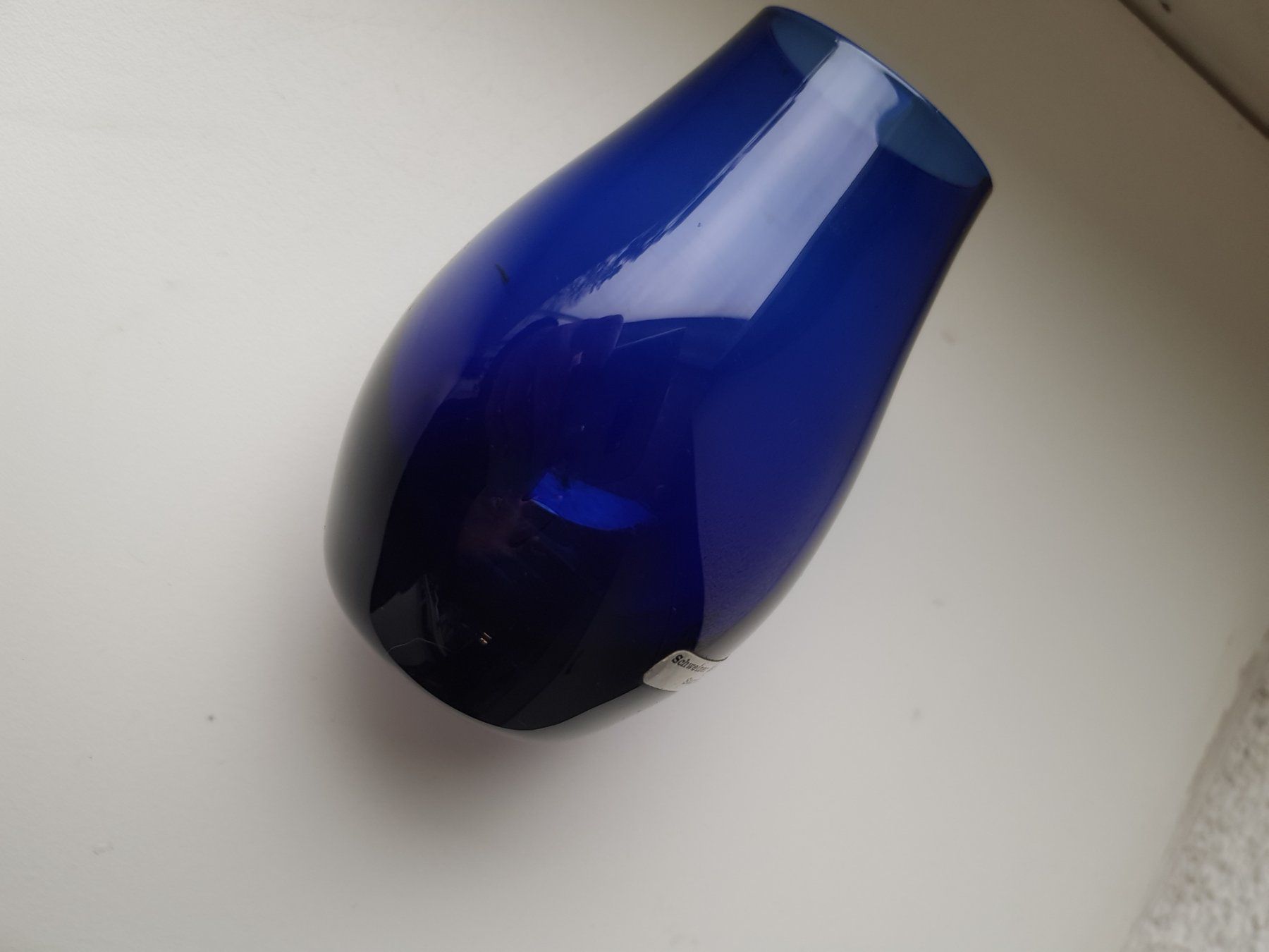 Vasen & Gefässe: Sarner Glasvase Väsli klein blau – Gebraucht aus Urdorf von Colina 3