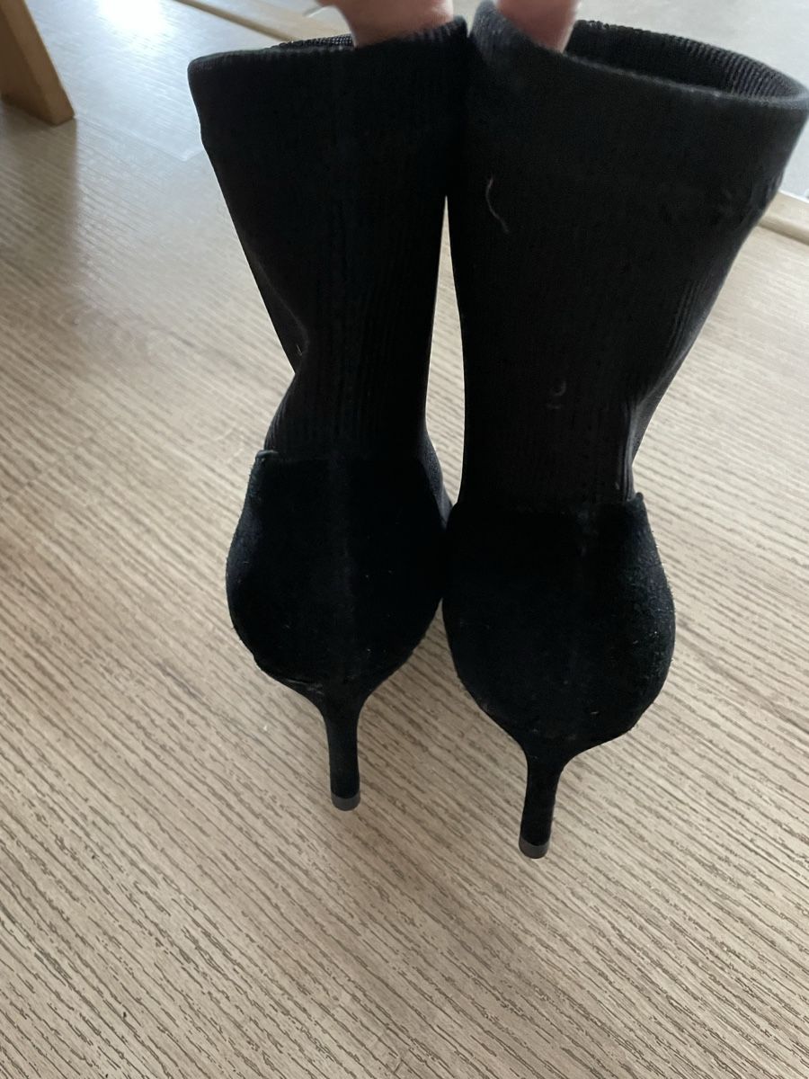 Scarpe da donna: Sparkling Black Sock Boots - Size 34-35 - Elegant for Winter – Nuovo (secondo la descrizione) da Vessy venduto da jie_gl9n 2