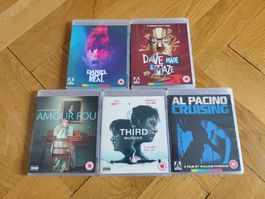 5x Bluray von Arrow Video UK