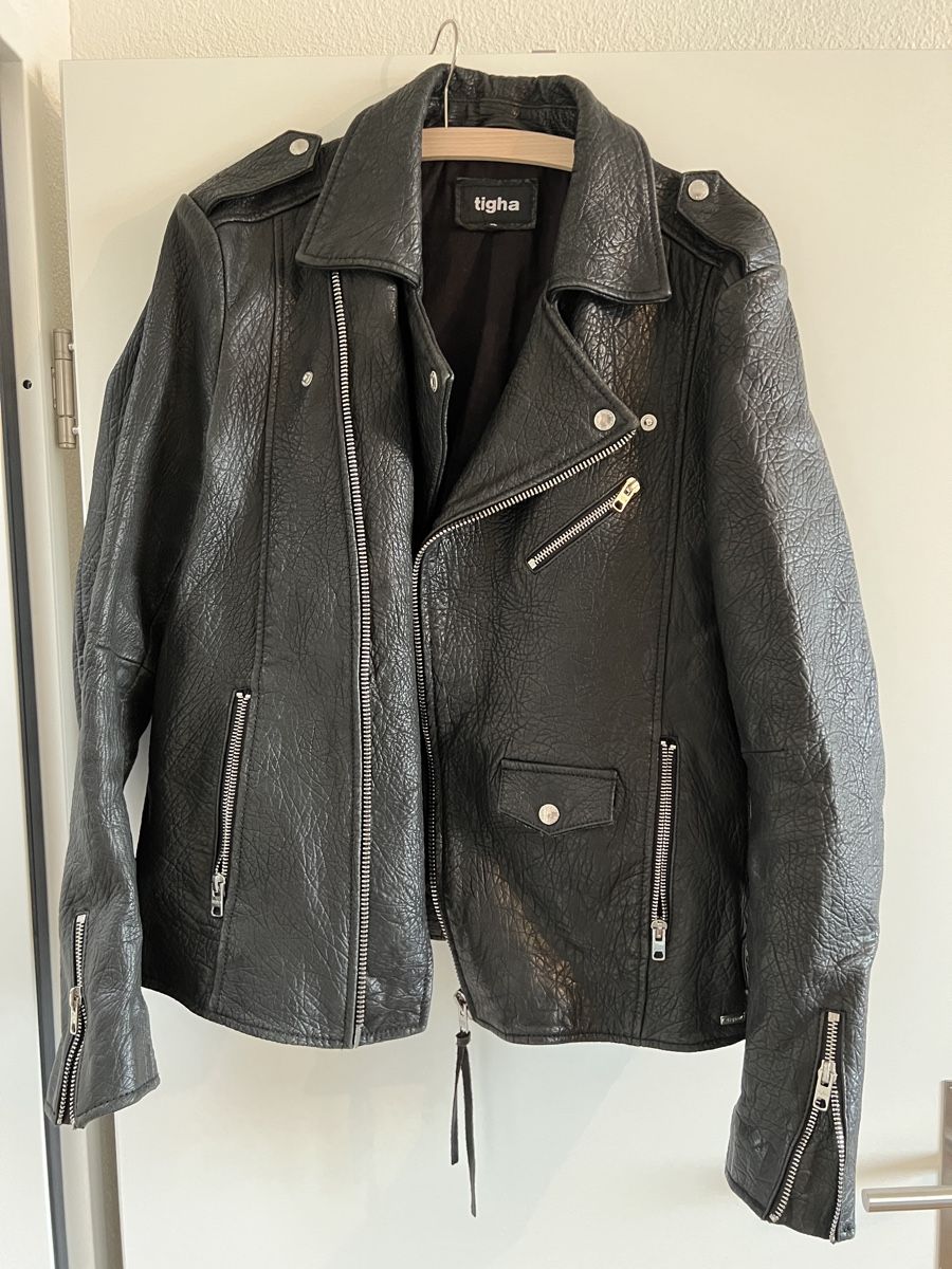 Jacken: Tigha Lederjacke, echtes Leder, schwarz, Gr. XL – Neu (gemäss Beschreibung) aus Lachen SZ von shi_22v2