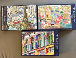 3 Puzzles je 1000 Teile