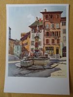 Postkarte Biel-Bienne Altstadt (Ring, Kirchgässli)