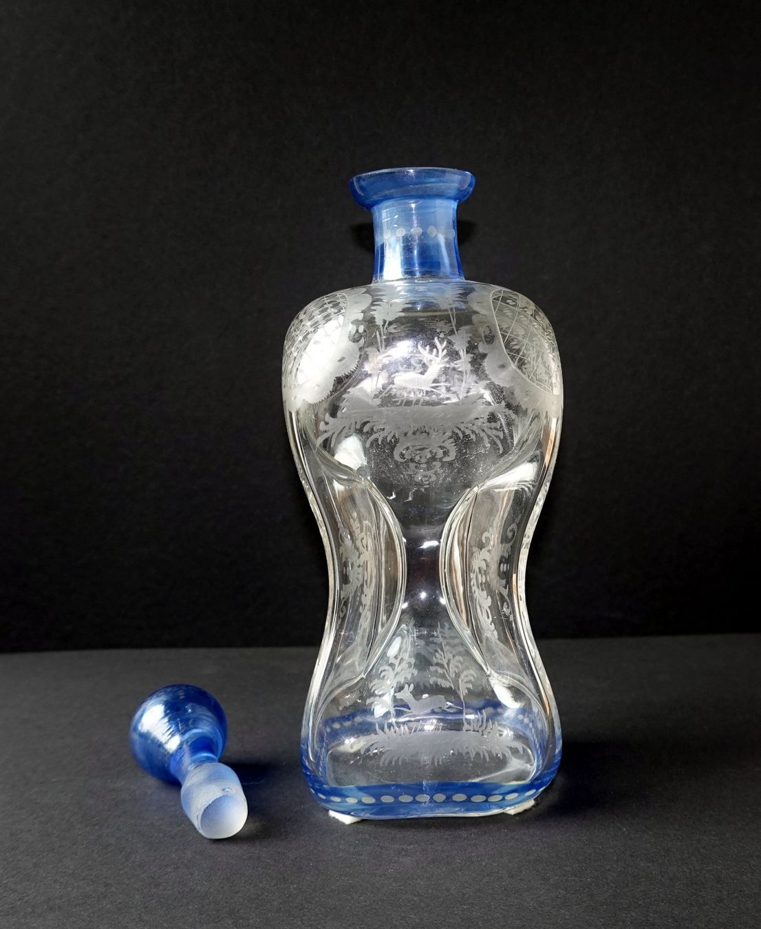 Caraffe: Karaffe-Gluckerflasche Rarität – Usato da Brunnen venduto da brocundfloh 3