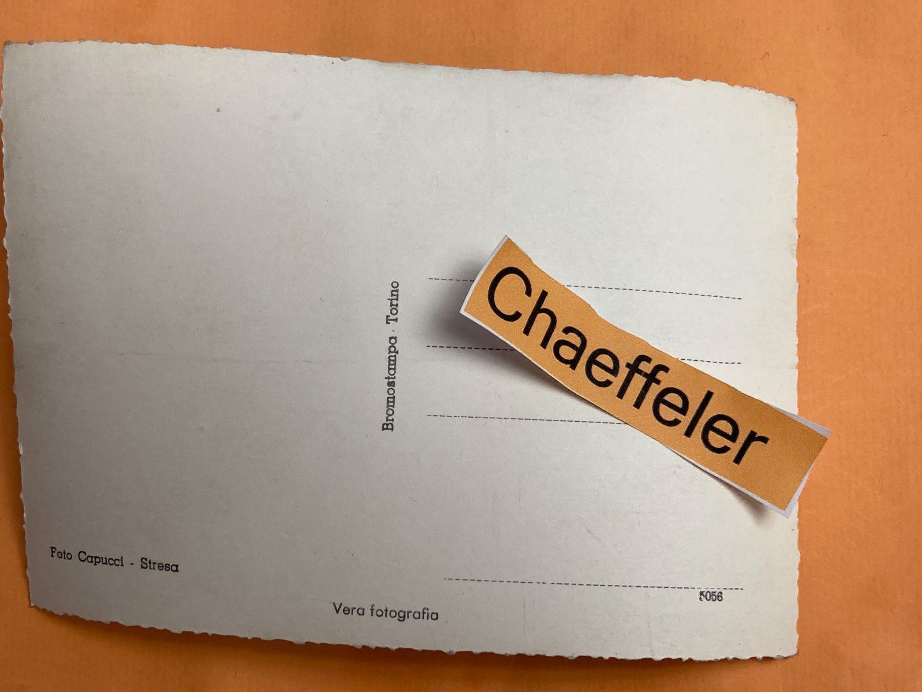 Cartoline postali: Lago Maggiore - Stresa - Jsola Bella – Usato da Zürich venduto da Chaeffeler 1