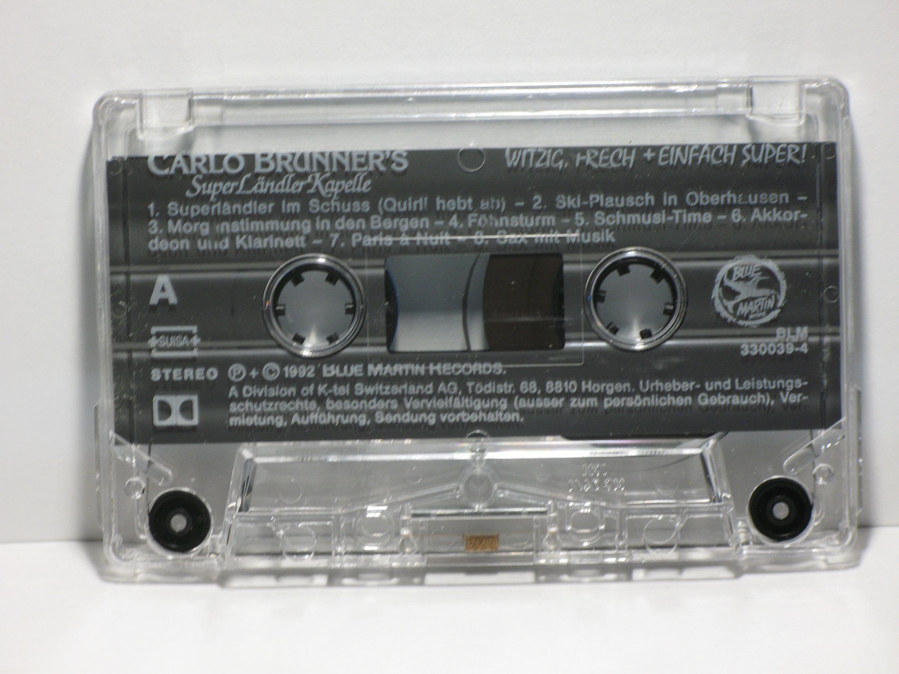 Musicassette: CARLO  BRUNNER   Super Ländler Kapelle – Usato da Langnau i. E. venduto da gf2_29jt 4