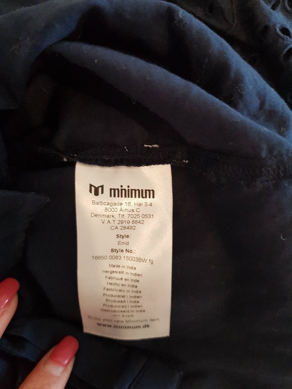 Camicette: Baumwoll Bluse von Minimum – Usato da Eschenbach SG venduto da SanFranciscoCalifornia 4