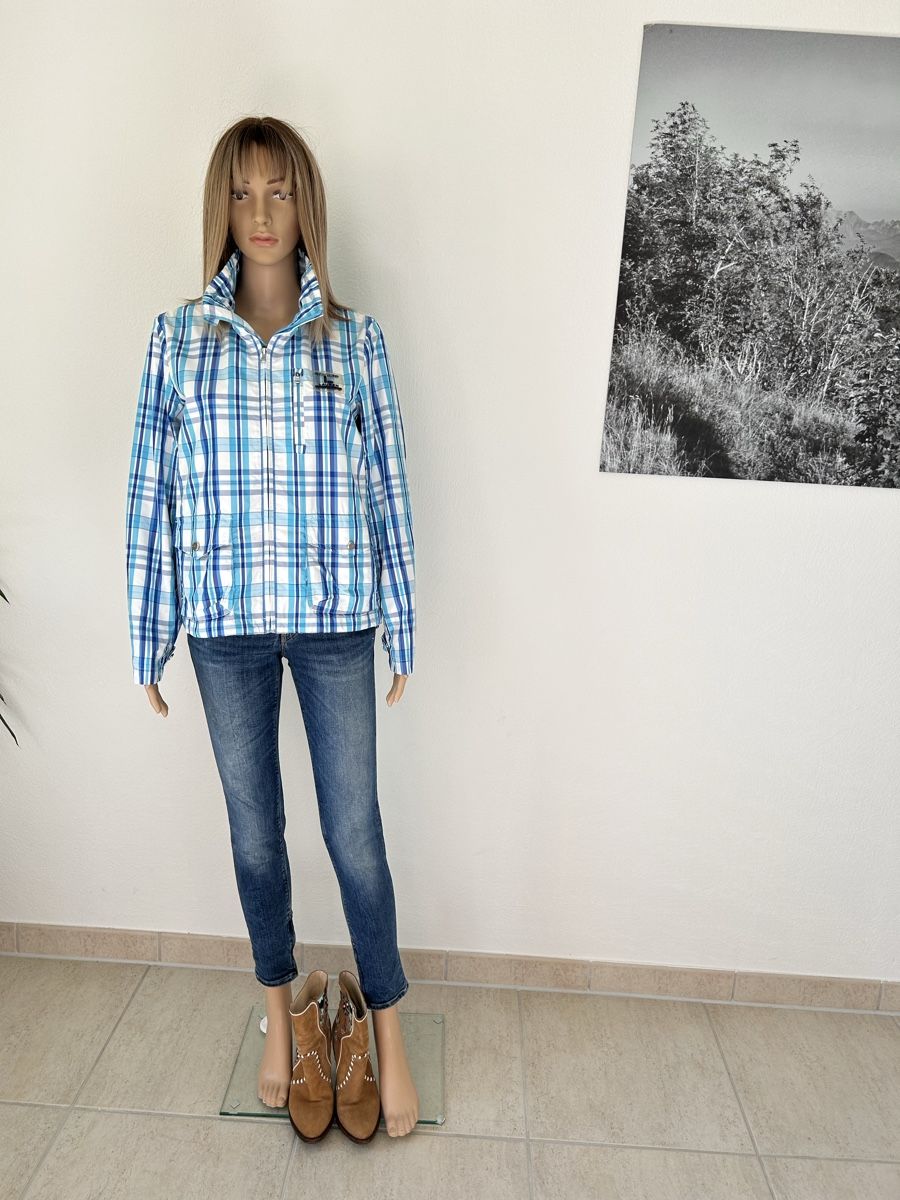 Ralph Lauren Giacche: Blue White Plaid Jacket Ralph Lauren, Size M – Nuovo (secondo la descrizione) da Saland venduto da ele_vc96 1