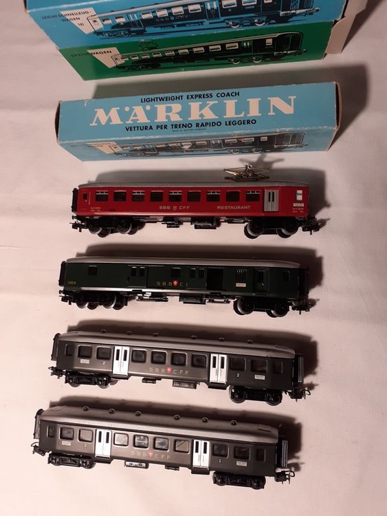 4 wagons Märklin HO | Kaufen auf Ricardo