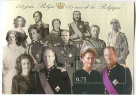Block "König Albert II & Königin Paola". Belgien