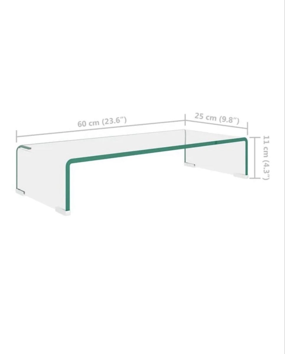 Bildschirmhalterung: Glas Monitorständer – Neu (gemäss Beschreibung) aus Meggen von vio_2wm9 2