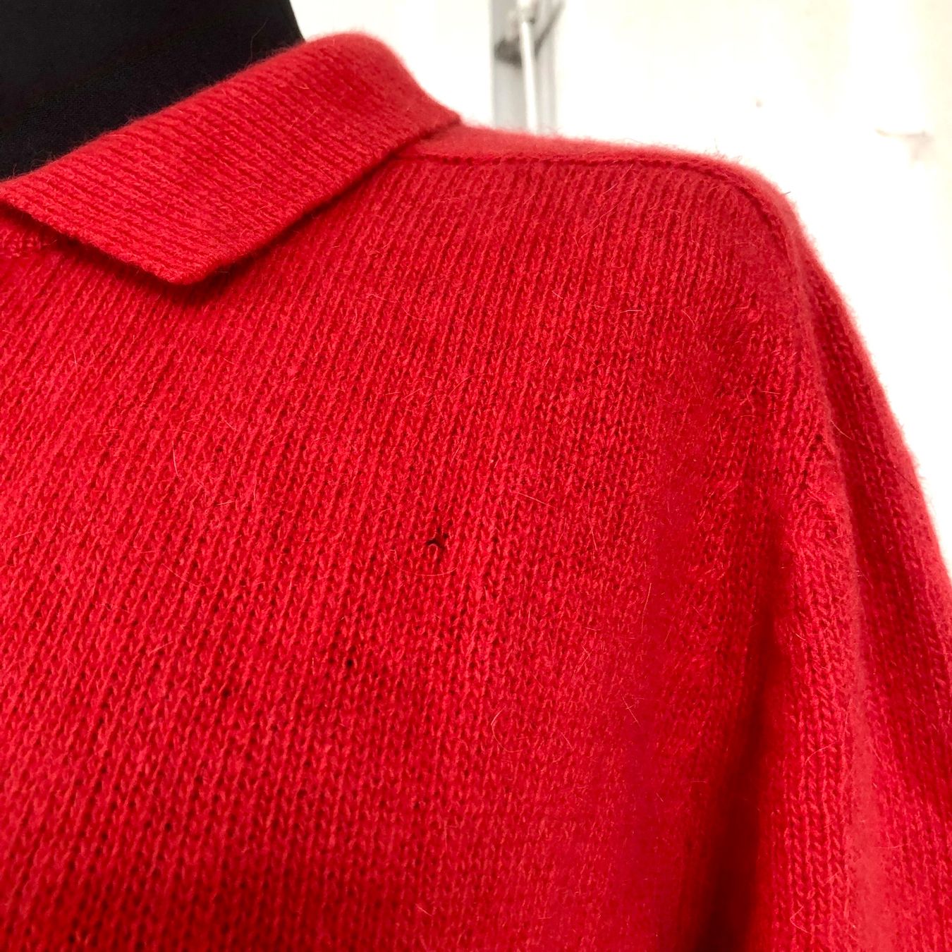 Maglioni & Felpe: Vintage Modissa Strickpullover Wolle rot, Grösse L – Usato da Brienz BE venduto da Kokolea84 6