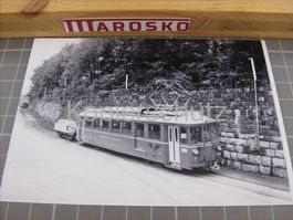 Echtfoto: Schwanden mit Sernftalbahn, ca 1968, Sernftalbahn