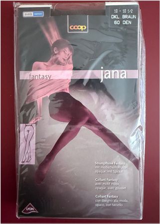 Strumpfhose avela FANTASY - Jana - Dunkelbraun - L