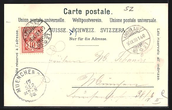 Cartes postales: Litho Einsiedeln, Kloster, Chor, Kloster – D'occasion à Berlin par bartko-reher 1