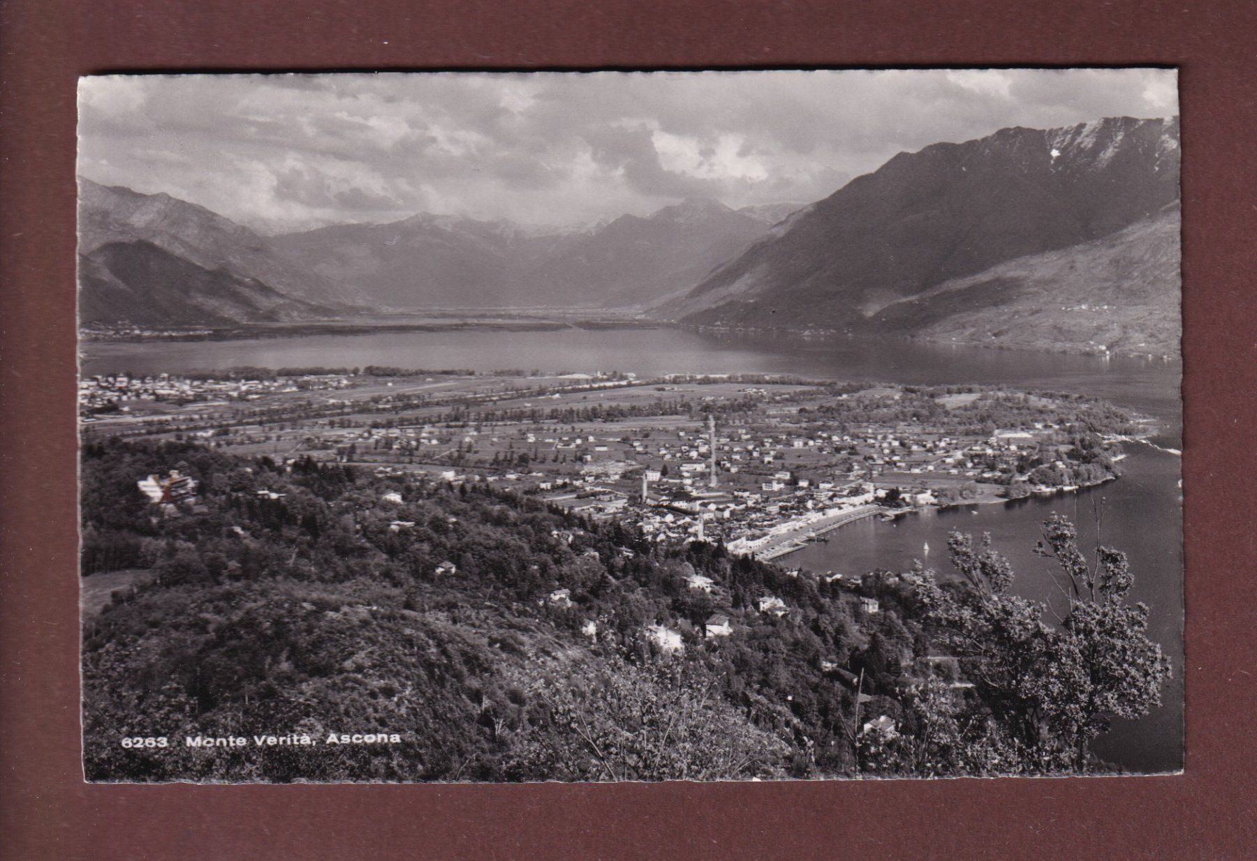 Cartoline postali: ASCONA - Monte Verita - 1953 – Usato da Pully venduto da nicecards-shop