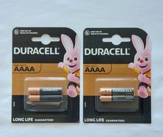2 Pack, 4 Stück Duracell AAAA Long Life Batterien