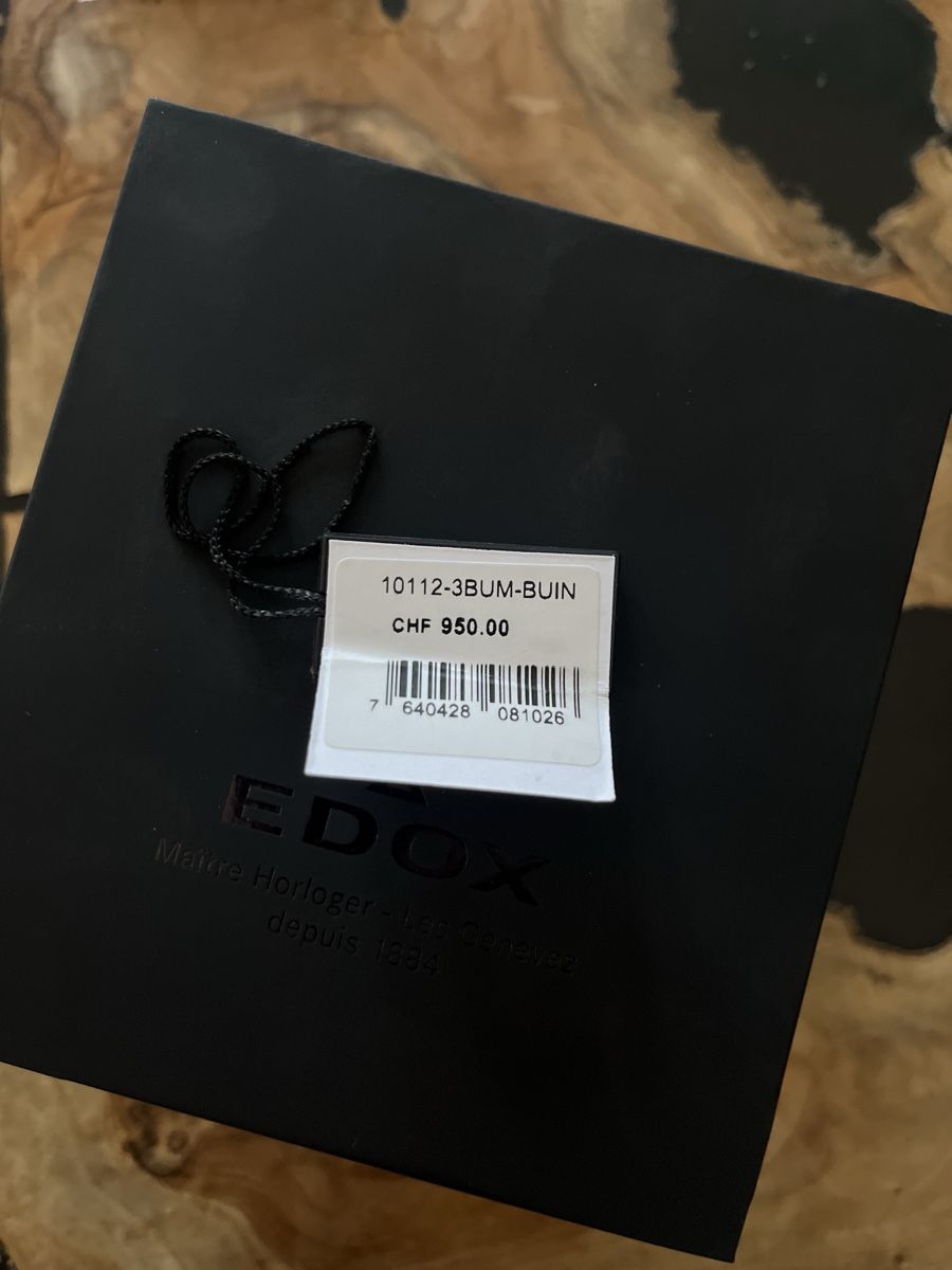 Edox Orologi: Edox Delfin Chronograph Silber/Blau FULL-SET – Nuovo (secondo la descrizione) da Rüti ZH venduto da FabriceK 2