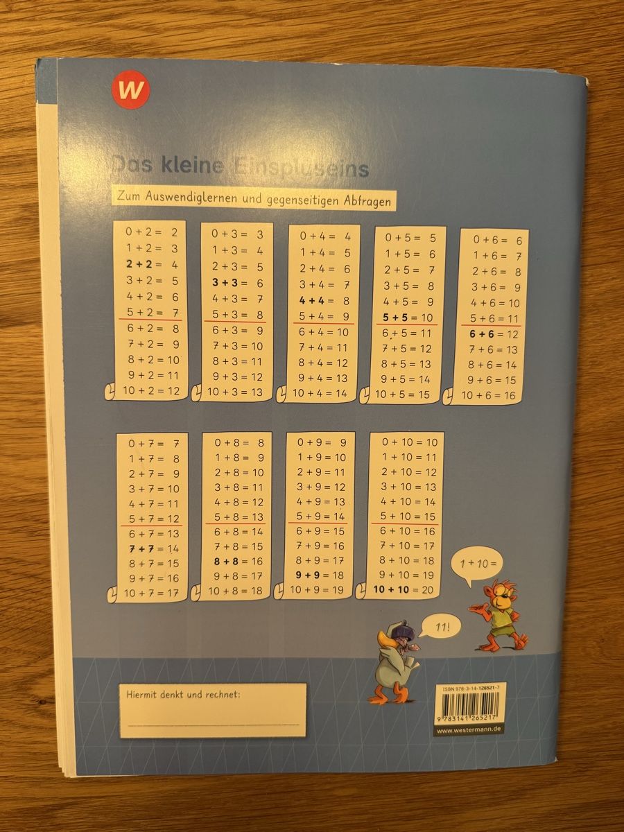 Libri: 2 Hefter (Forderheft 1 & Förderheft 1) – Usato da Winterthur venduto da Pascal993 1