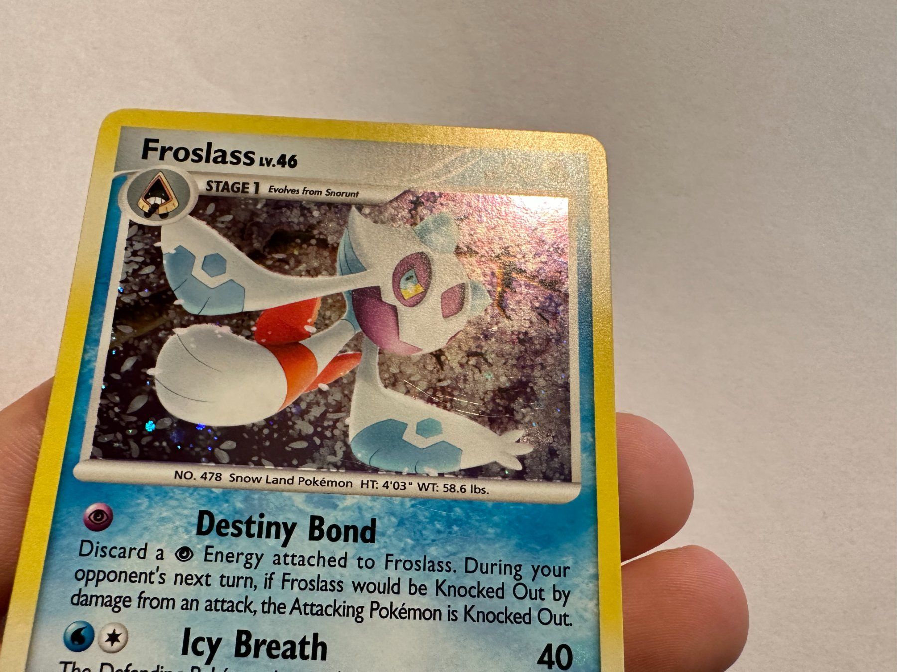 Pokémon Carte collezionabili: Froslass holo D&P Legends Awakened EN – Usato da Hagendorn venduto da Pokecollectorch 2