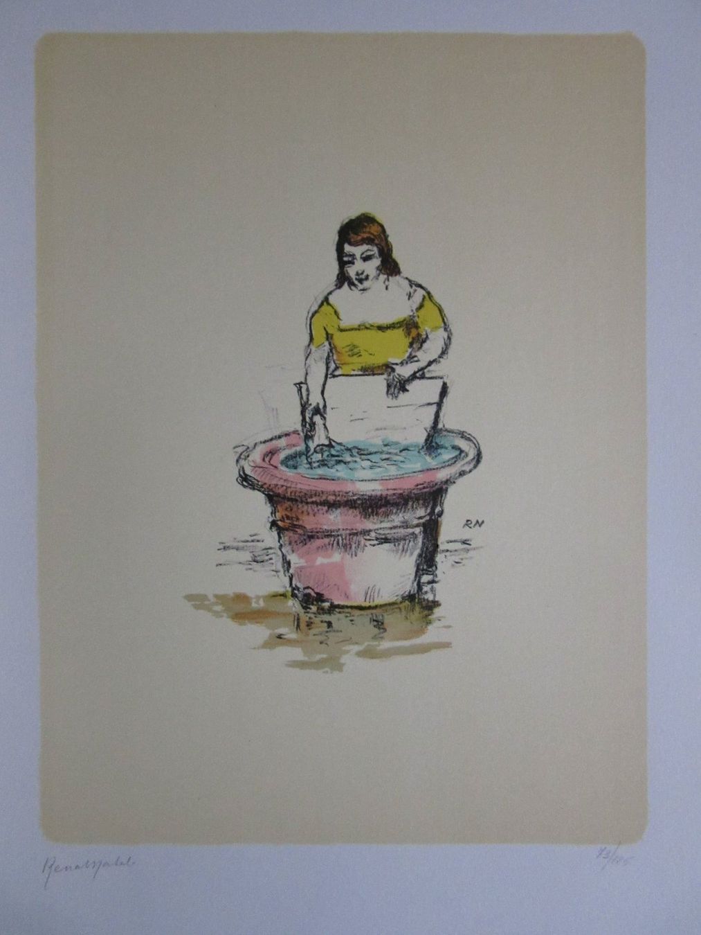 Grafiken & Lithographien: Renato Natali  1883 - 1979 LITHOGRAPHIE – Gebraucht aus Gersau von grafik-kunst