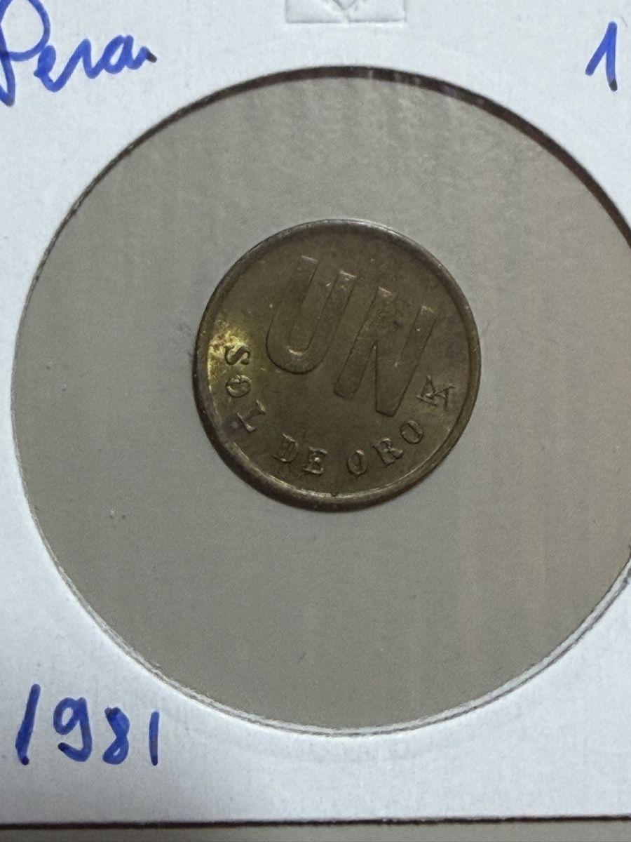 Tutti le monete: Pérou - 1 sol - 1981 – Usato da Payerne venduto da Mike1682