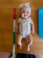 Reborn Puppe Mädchen Baby Vollsililkon ca. 990gr