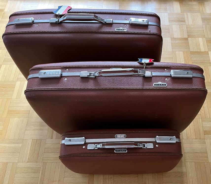 American Tourister Tiara Set 3 Koffer Vintage Dunkelbraun Kaufen auf